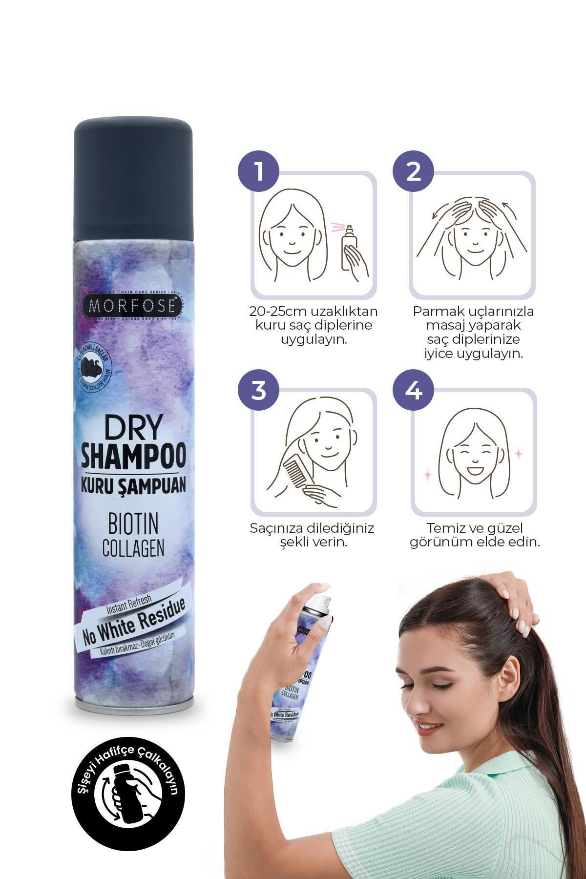 Morfose Kuru Şampuan Koyu Saçlar 200 ml-