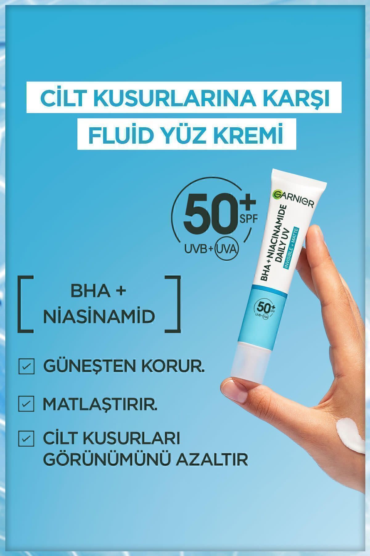 Garnier Saf ve Temiz Bha Niasinamid Güneş Koruyucu-