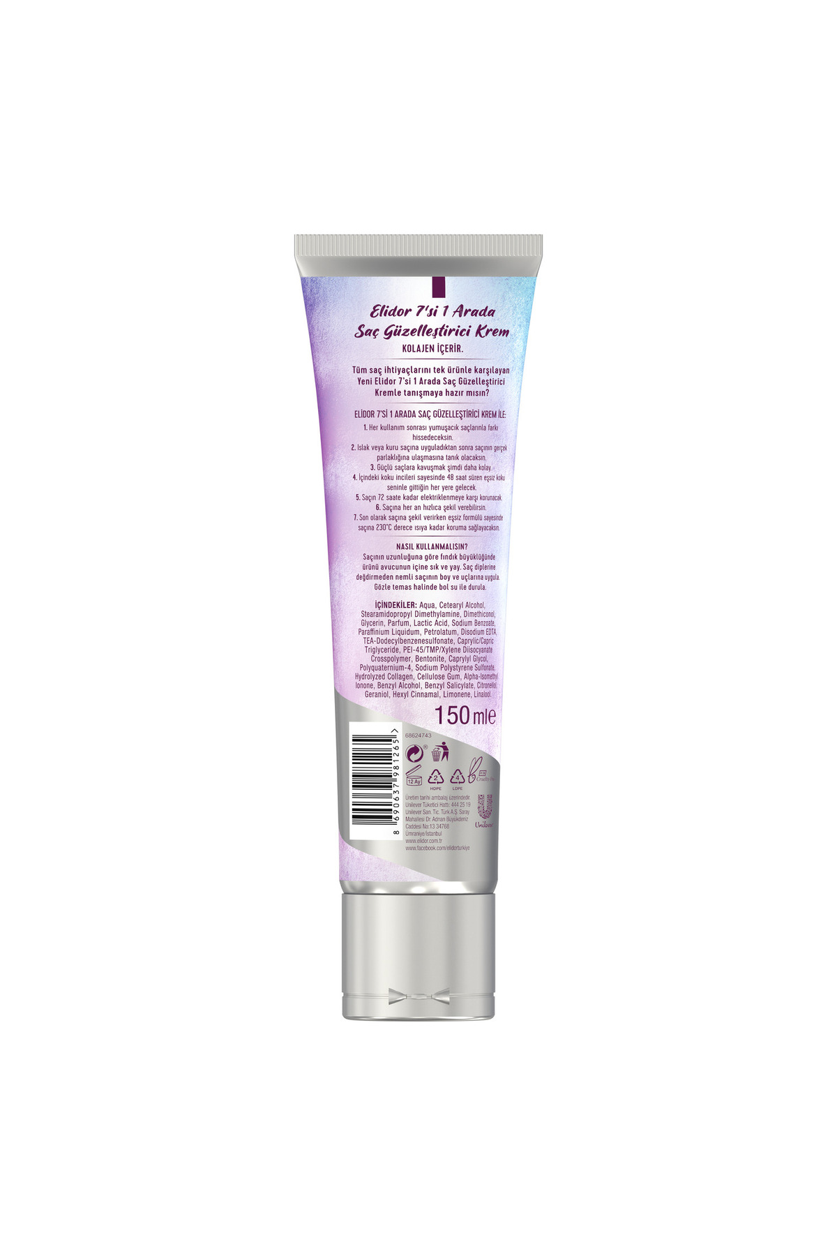 Elidor 7si 1 Arada Saç Güzelleştirici Krem 150 ml-