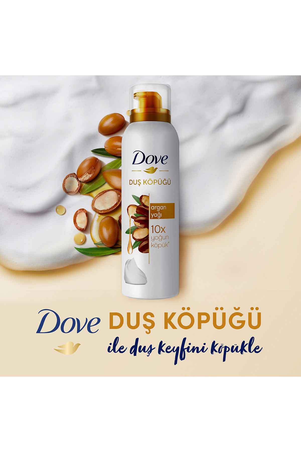 Dove Köpük Duş Jeli Argan Yağı 10 Kat Daha Yoğun K-