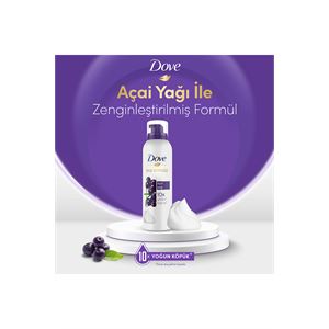 Dove Duş Köpüğü Açai Yağı Yoğun Köpük 200 ml X1-