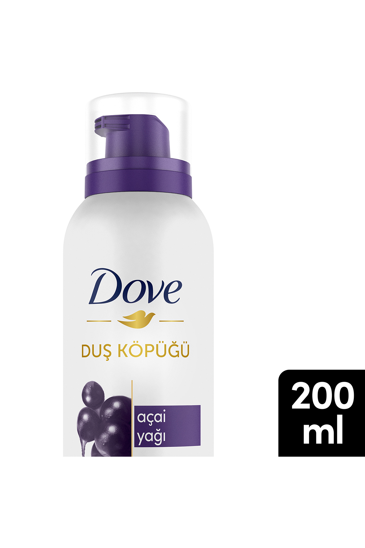 Dove Duş Köpüğü Açai Yağı Yoğun Köpük 200 ml X1-