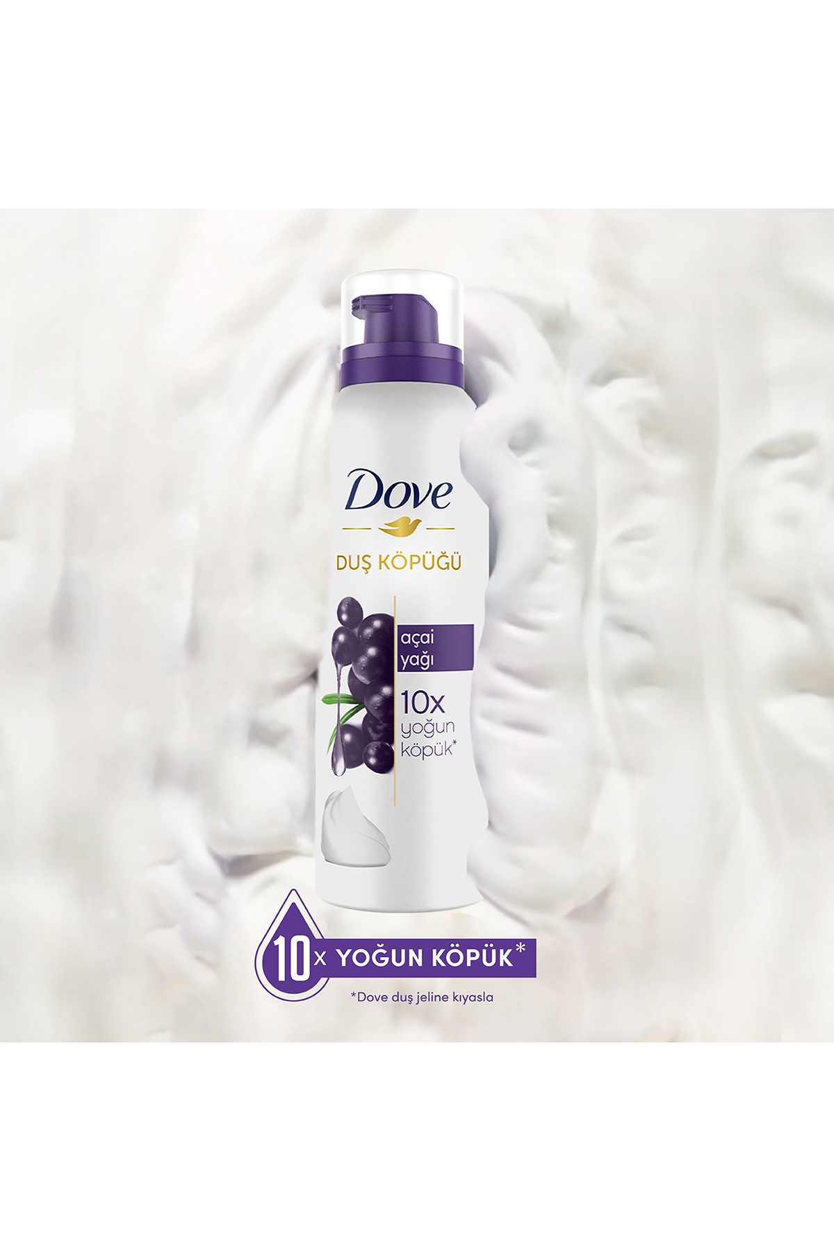 Dove Duş Köpüğü Açai Yağı Yoğun Köpük 200 ml X1-