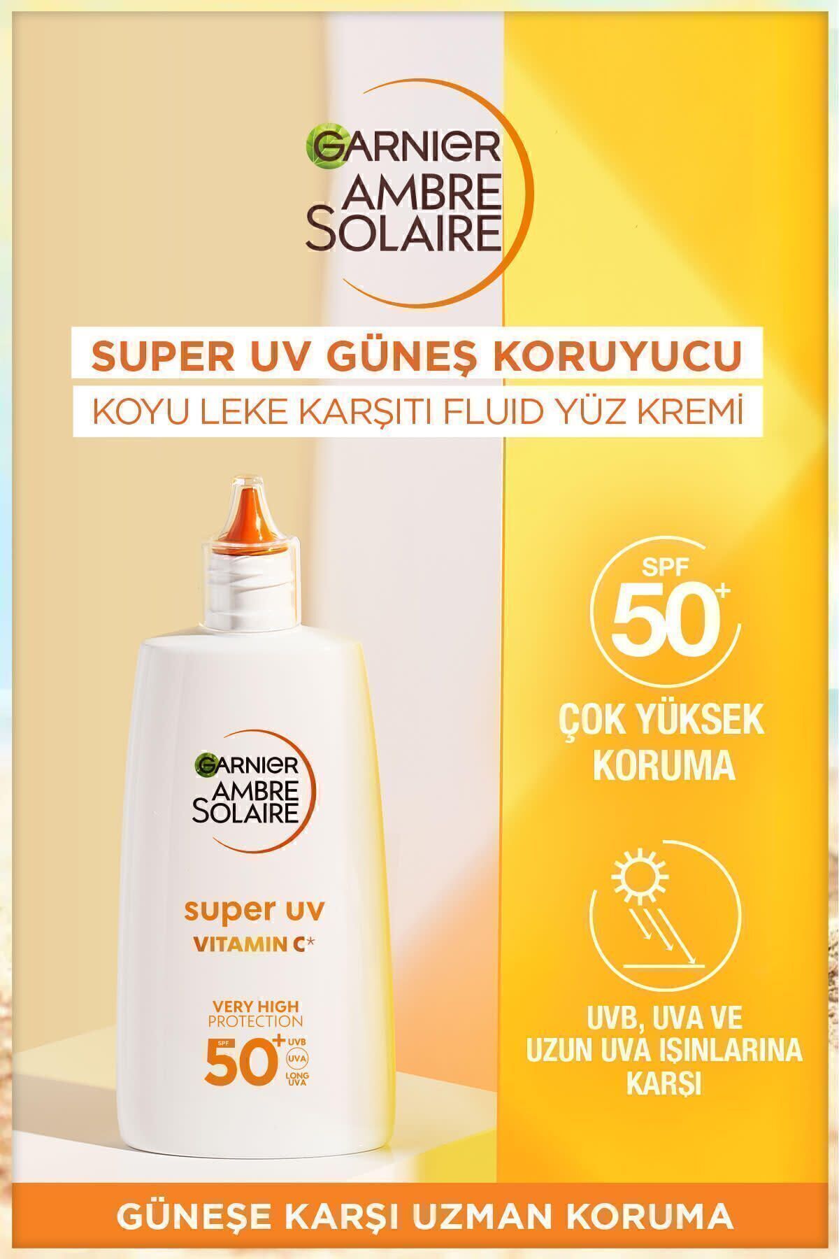 Garnier Ambre Solaire Super UV C Vitamini Koyu Lek-