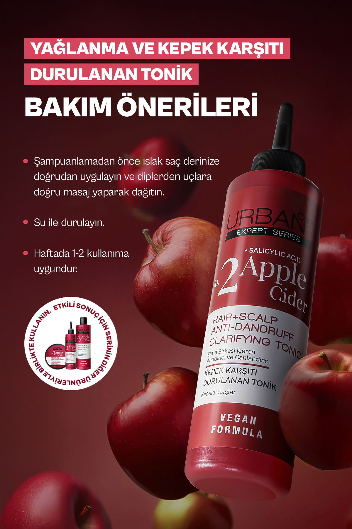 Urban Care No.2 Expert Apple Cider Kepek Karşıtı T-