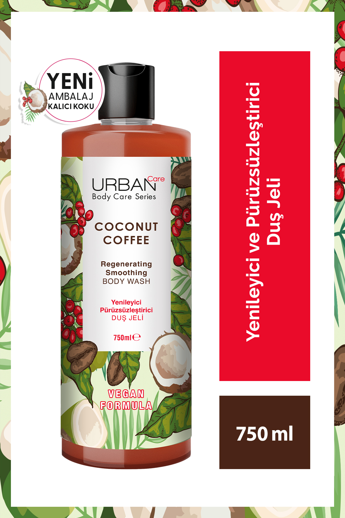 Urban Care Body Series Coconut Coffee Duş Jeli 750-