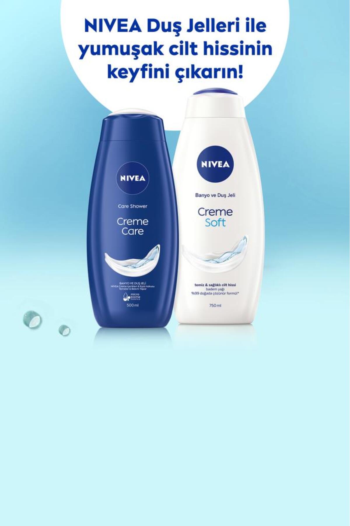 NIVEA CREME SOFT BANYO VE DUŞ JELİ 750ML-