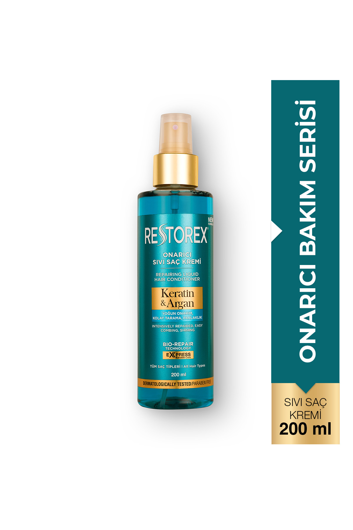 Restorex Keratin & Argan Onarıcı Sıvı Saç Bakım Kr-