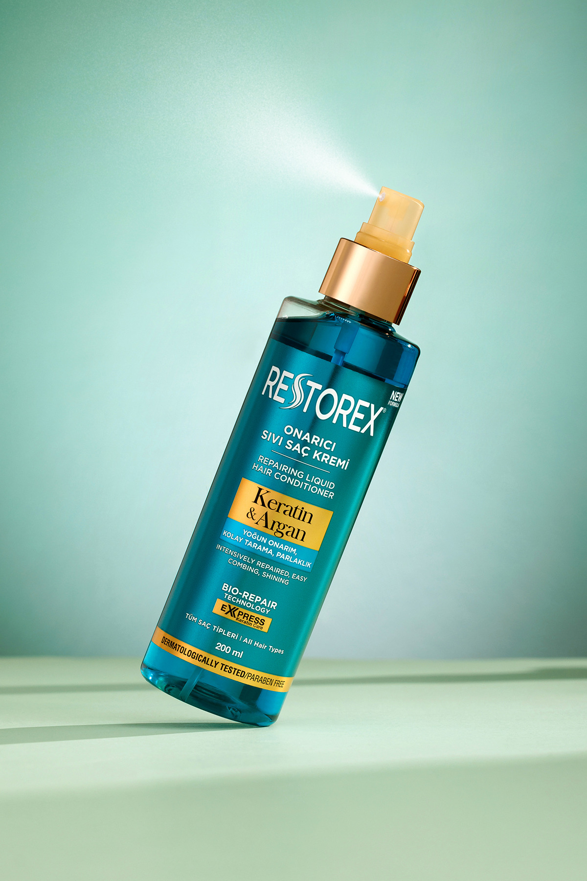 Restorex Keratin & Argan Onarıcı Sıvı Saç Bakım Kr-