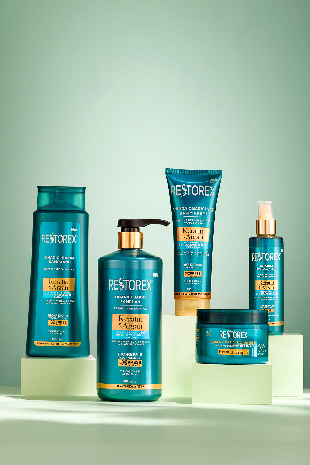 Restorex Keratin & Argan Onarıcı Sıvı Saç Bakım Kr-