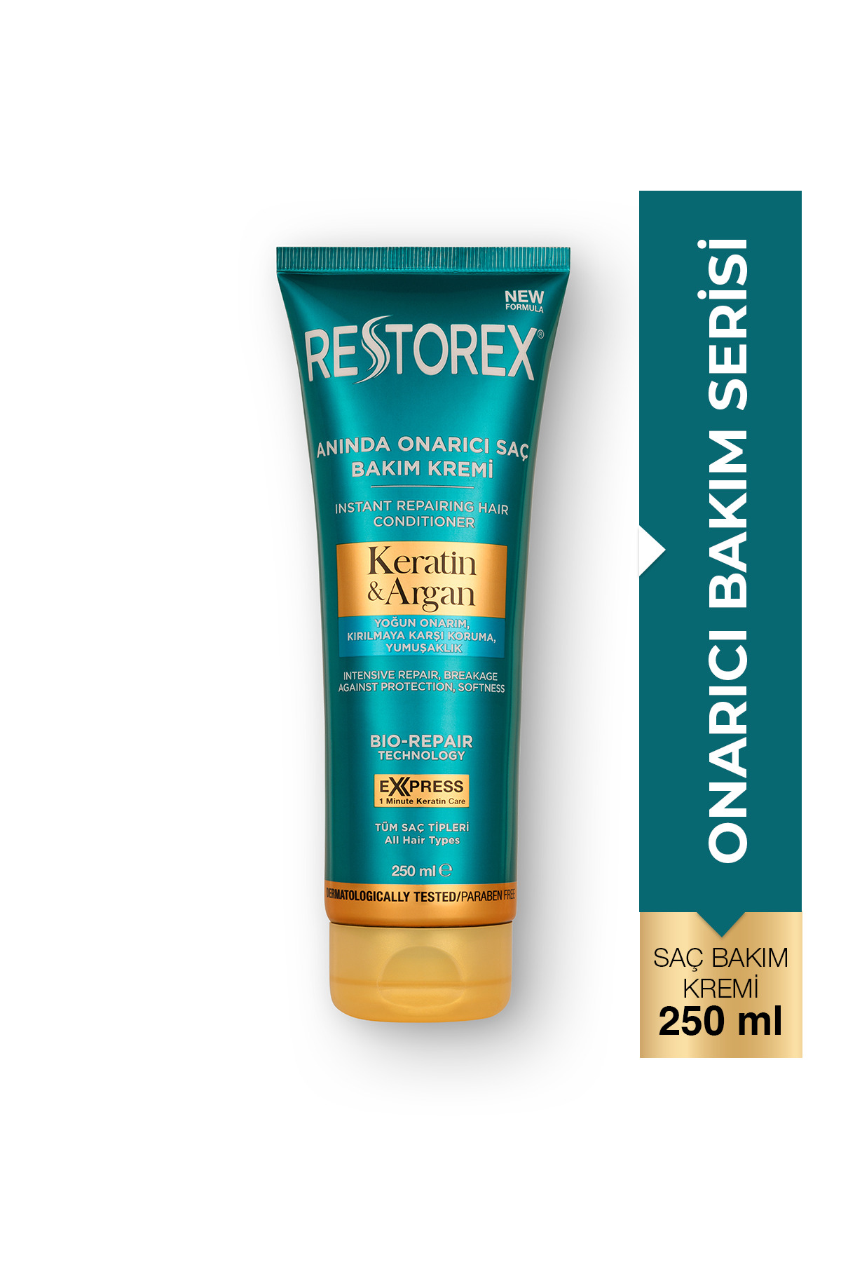RESTOREX KERATİN & ARGAN ONARICI SAÇ BAKIM KREMİ 2-