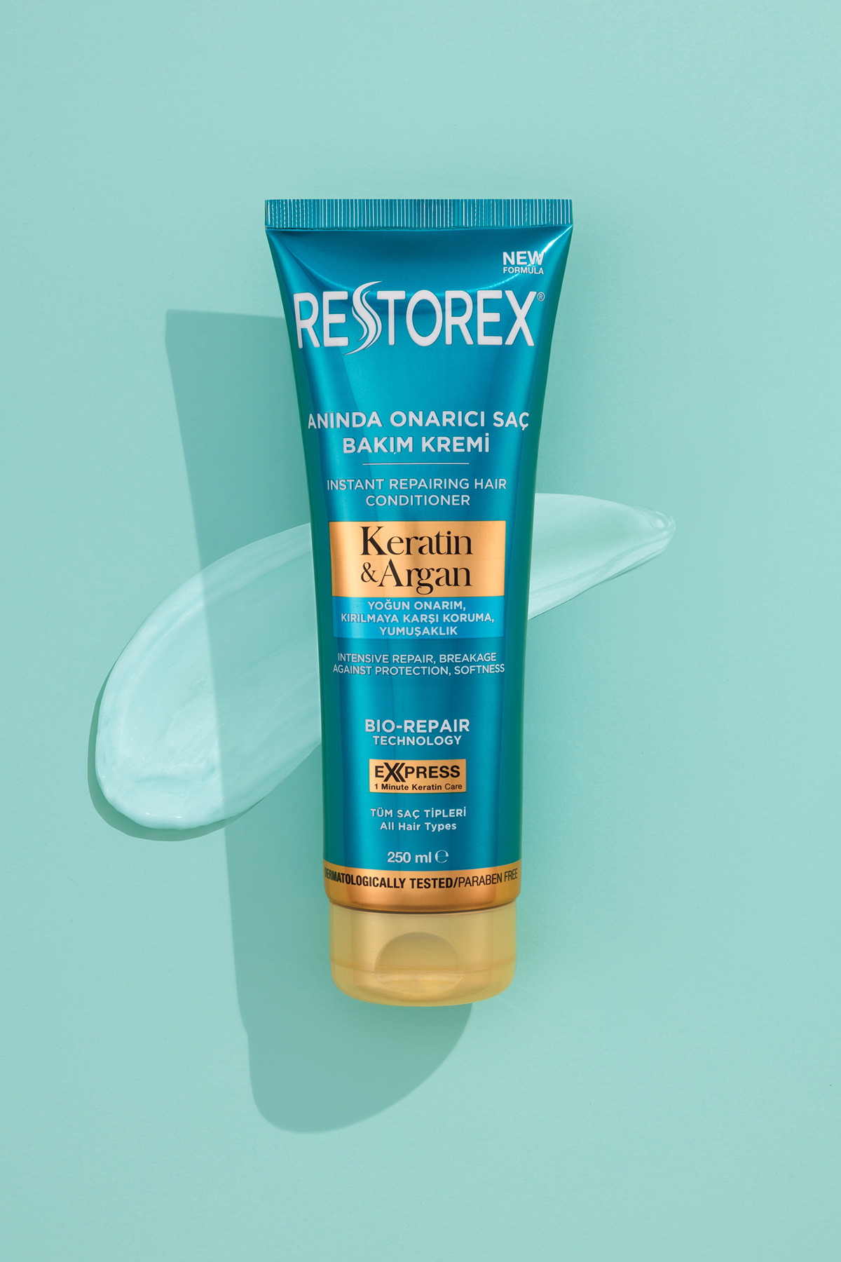 RESTOREX KERATİN & ARGAN ONARICI SAÇ BAKIM KREMİ 2-