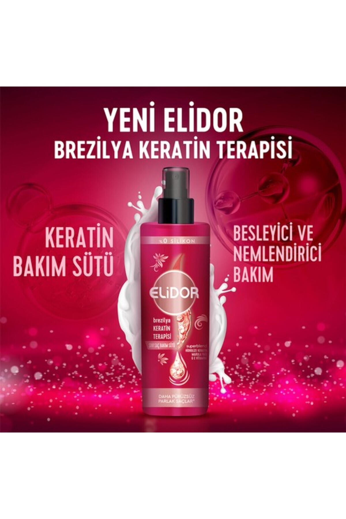 ELİDOR SIVI SAÇ BAKIM SÜTÜ 200 ML KERATİN MARULA-