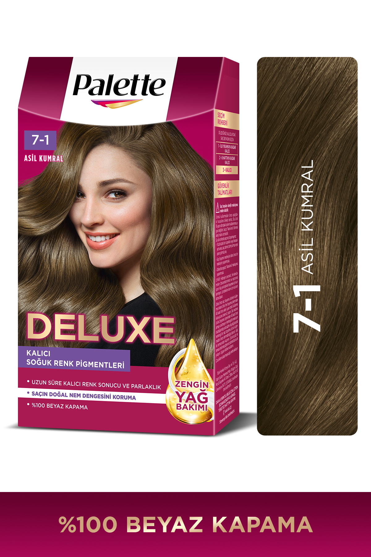 PALETTE DELUXE YOĞUN RENKLER 7-1 ASİL KUMRAL-