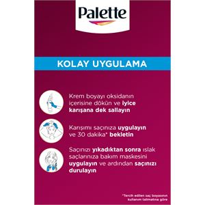 PALETTE UIL ULTRA YOĞUN RENK AÇICI SAÇ BOYASI-