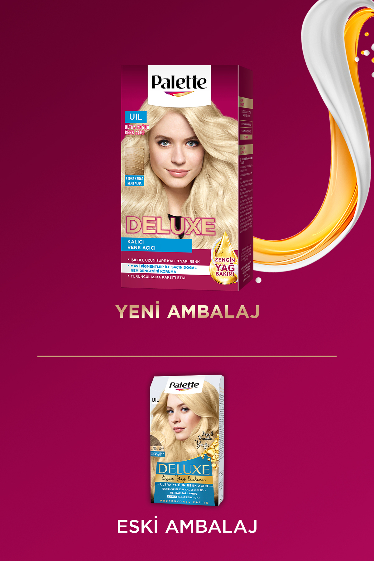 PALETTE UIL ULTRA YOĞUN RENK AÇICI SAÇ BOYASI-