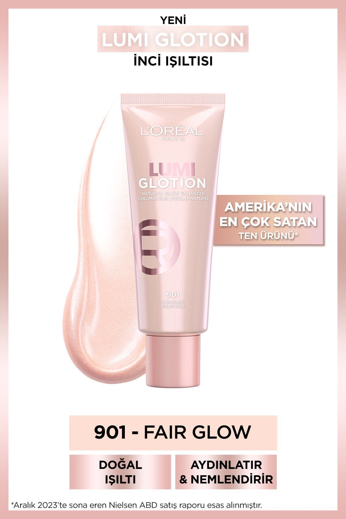 LOreal Paris Glotion All-In-One Doğal Işıltı 901 --