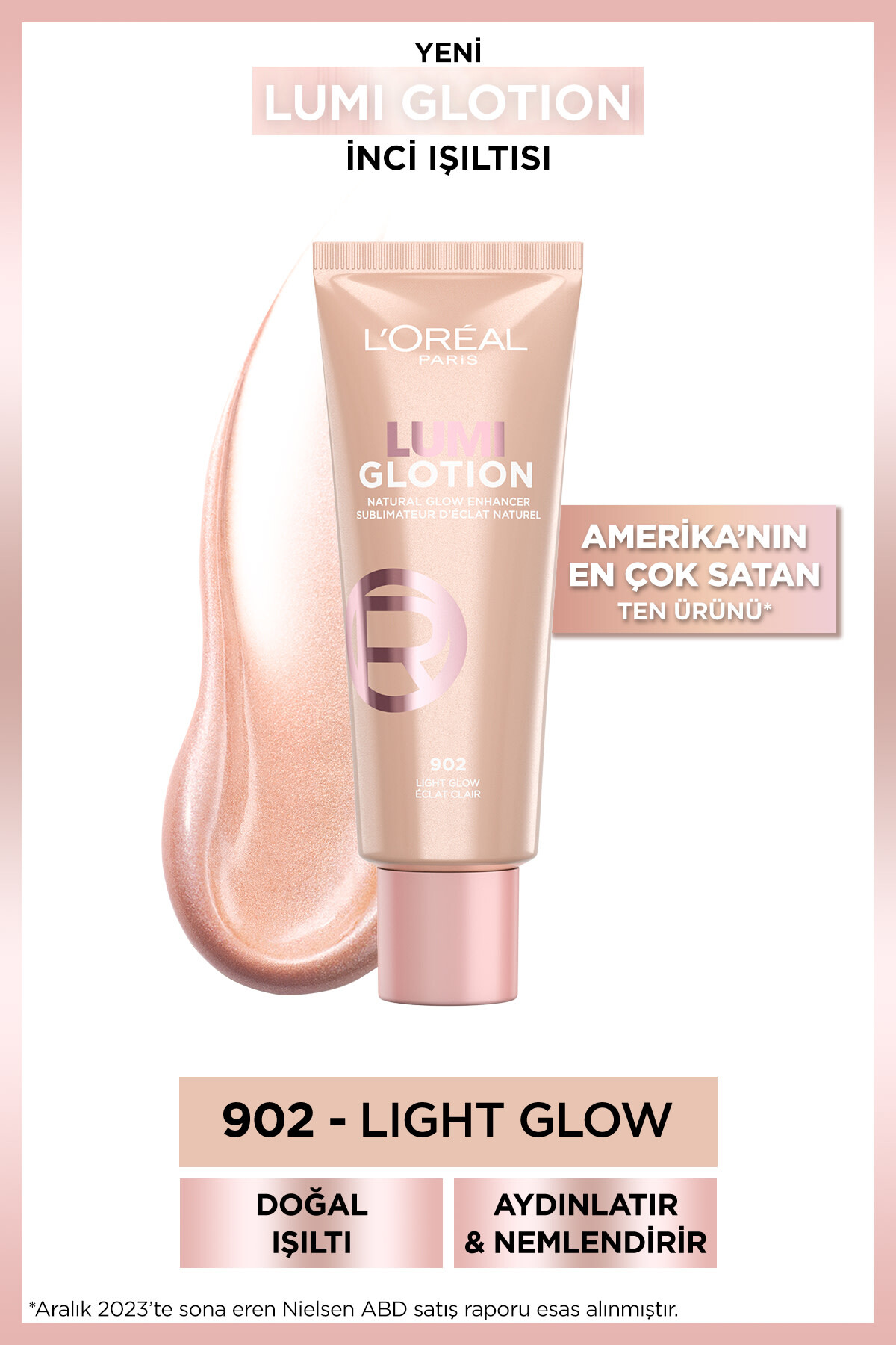 LOreal Paris Glotion All-In-One Doğal Işıltı 902 --