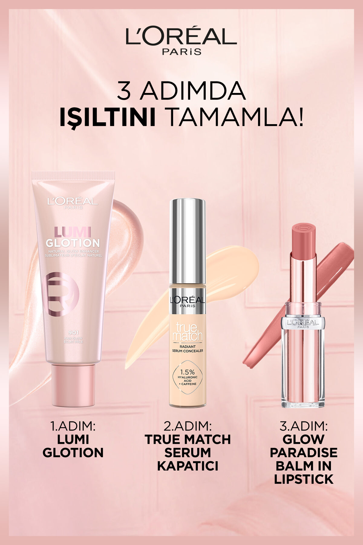 LOreal Paris Glotion All-In-One Doğal Işıltı 902 --