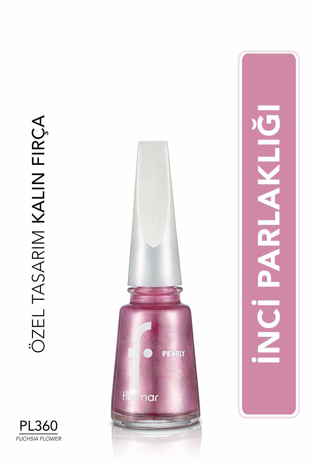 Flormar Sedefli Parlak Oje (MOR) - Pearly Nail- PL360-