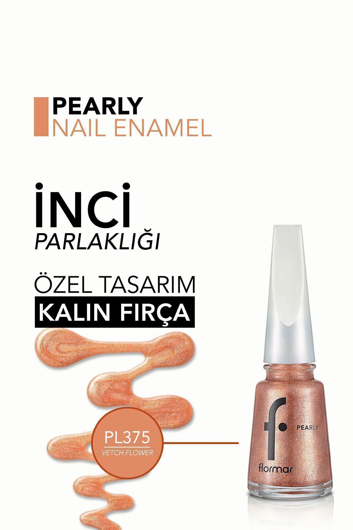 Flormar Sedefli Parlak Oje (KAHVE) - PL375-