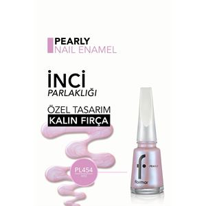 Flormar İnci Yansımalı Parlak Sedefli Oje (pembemsi) PL454-