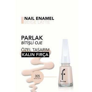 Flormar Sedefli Parlak Oje (PEMBE)305-