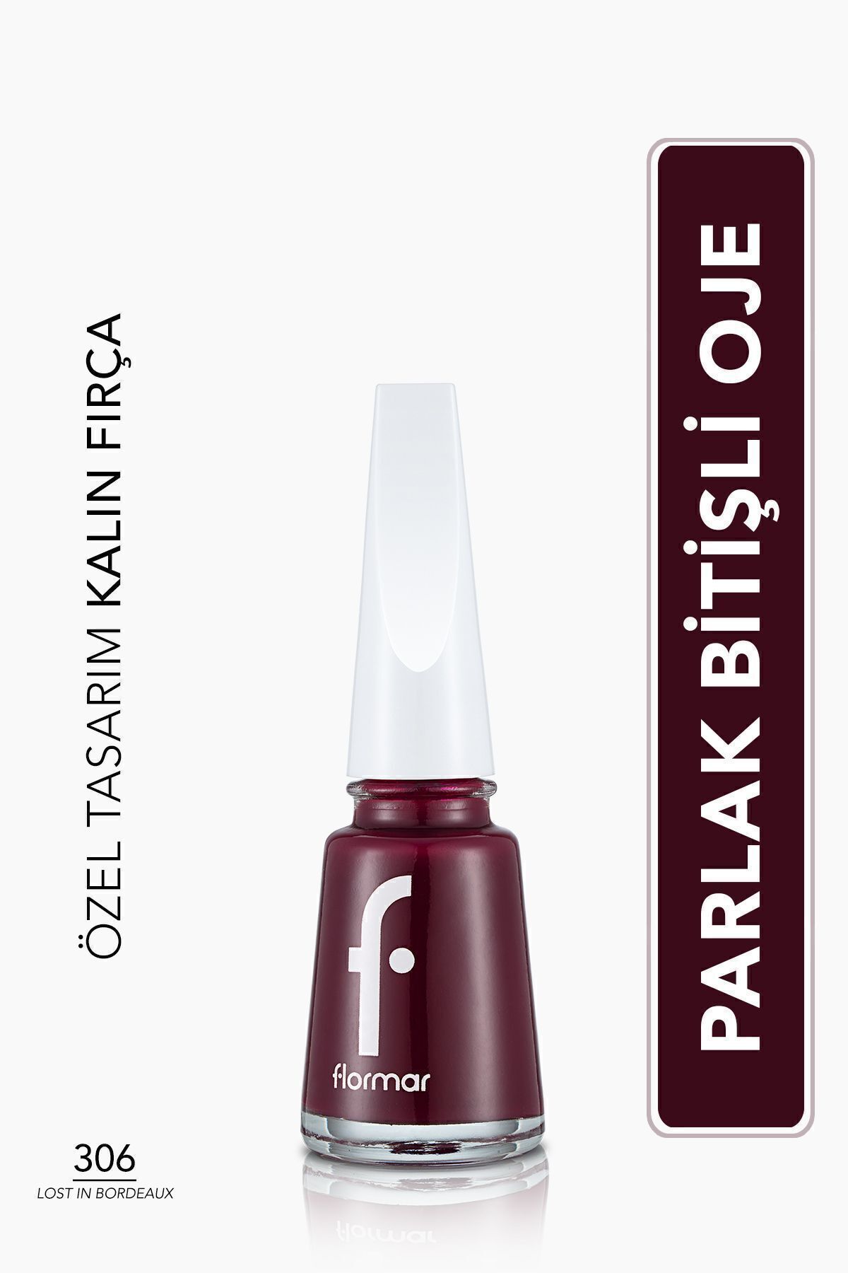 Flormar Nail Enamel Yüksek Pigmentli & Parlak Bitişli 306-
