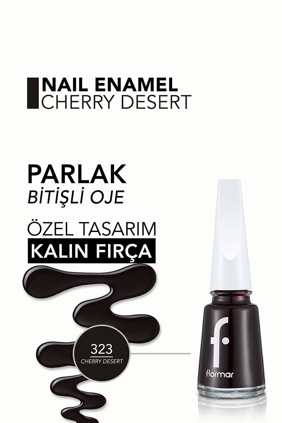 Flormar Nail Enamel Yüksek Pigmentli & Parlak Bitişli 323-