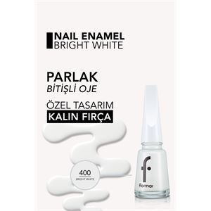 Flormar Nail Enamel Yüksek Pigmentli & Parlak Bitişli 400-