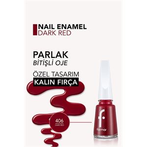 Flormar Nail Enamel Yüksek Pigmentli & Parlak Bitişli 406-