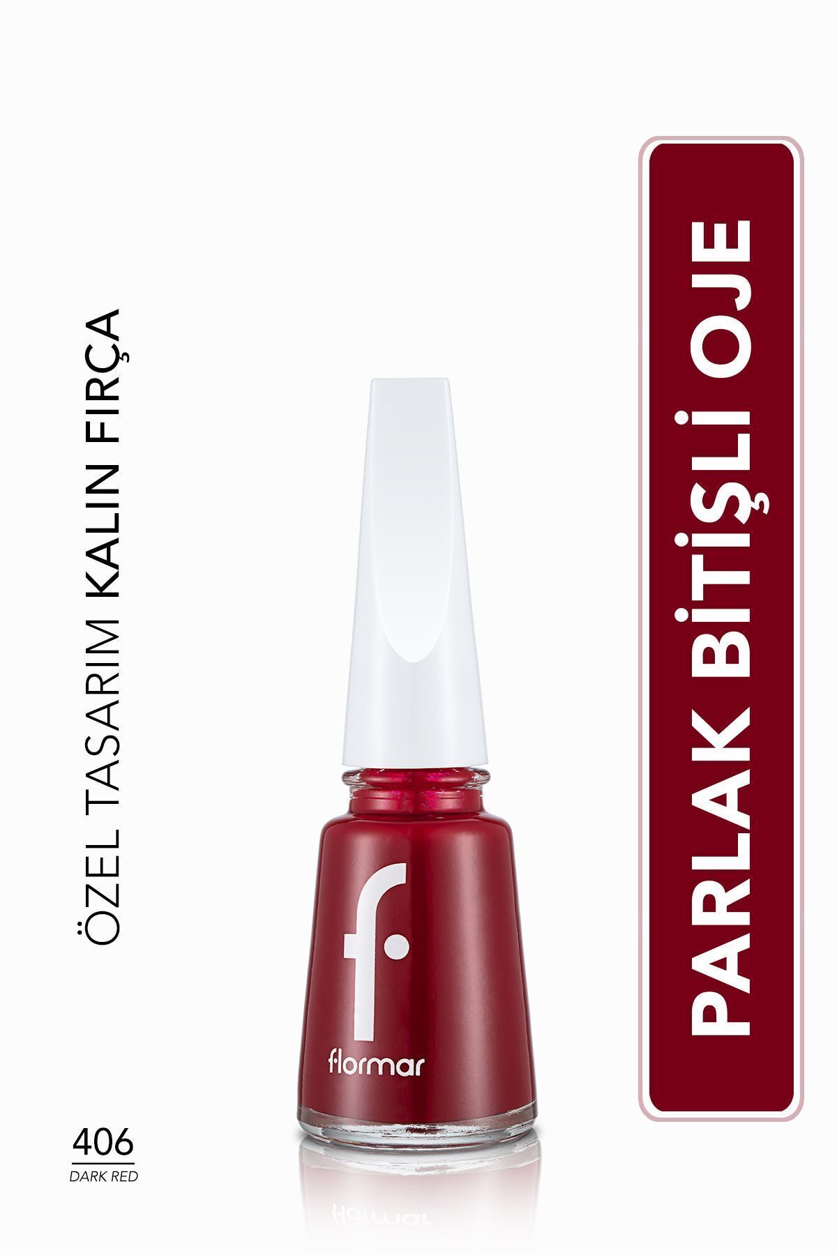 Flormar Nail Enamel Yüksek Pigmentli & Parlak Bitişli 406-