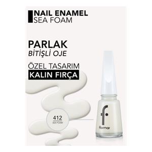 Flormar Oje Yeni Maxi Brush 412 Sea Foam 9052990-