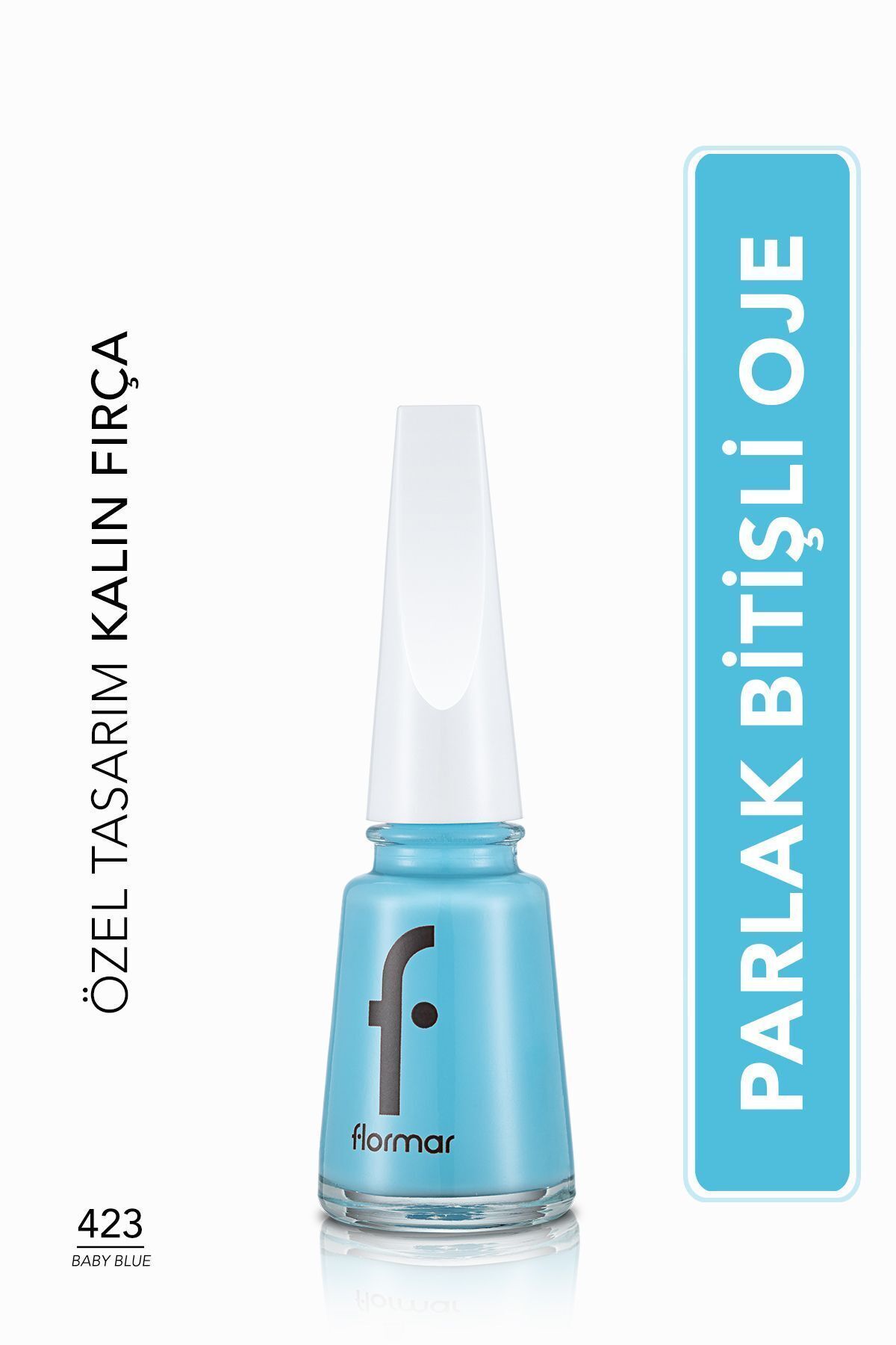 Flormar Nail Enamel Yüksek Pigmentli & Parlak Bitişli 423-