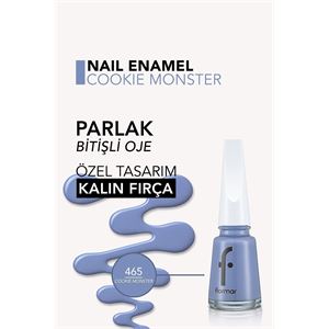 Flormar Sedefli Parlak Oje (MAVİ) -465-