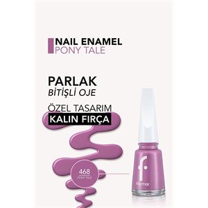 Flormar Nail Enamel Yüksek Pigmentli & Parlak Bitişli 468-