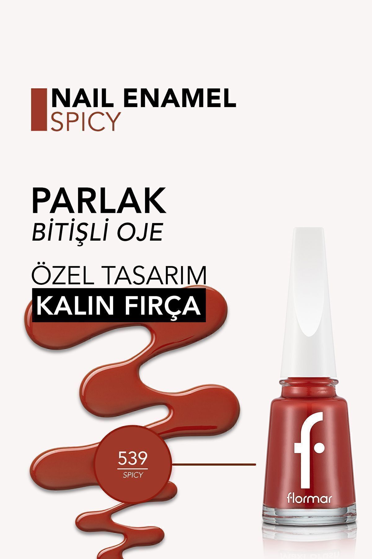 FLORMAR NAİL ENAMEL YÜKSEK PİGMENTLİ 539-