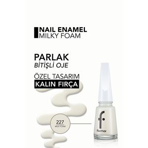 Flormar Sedefli Parlak Oje (BEYAZ) -227-