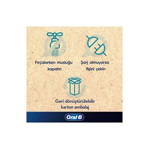 Oral-B Pro 3 - 3900 - Siyah Beyaz 2li Şarj Edilebi-