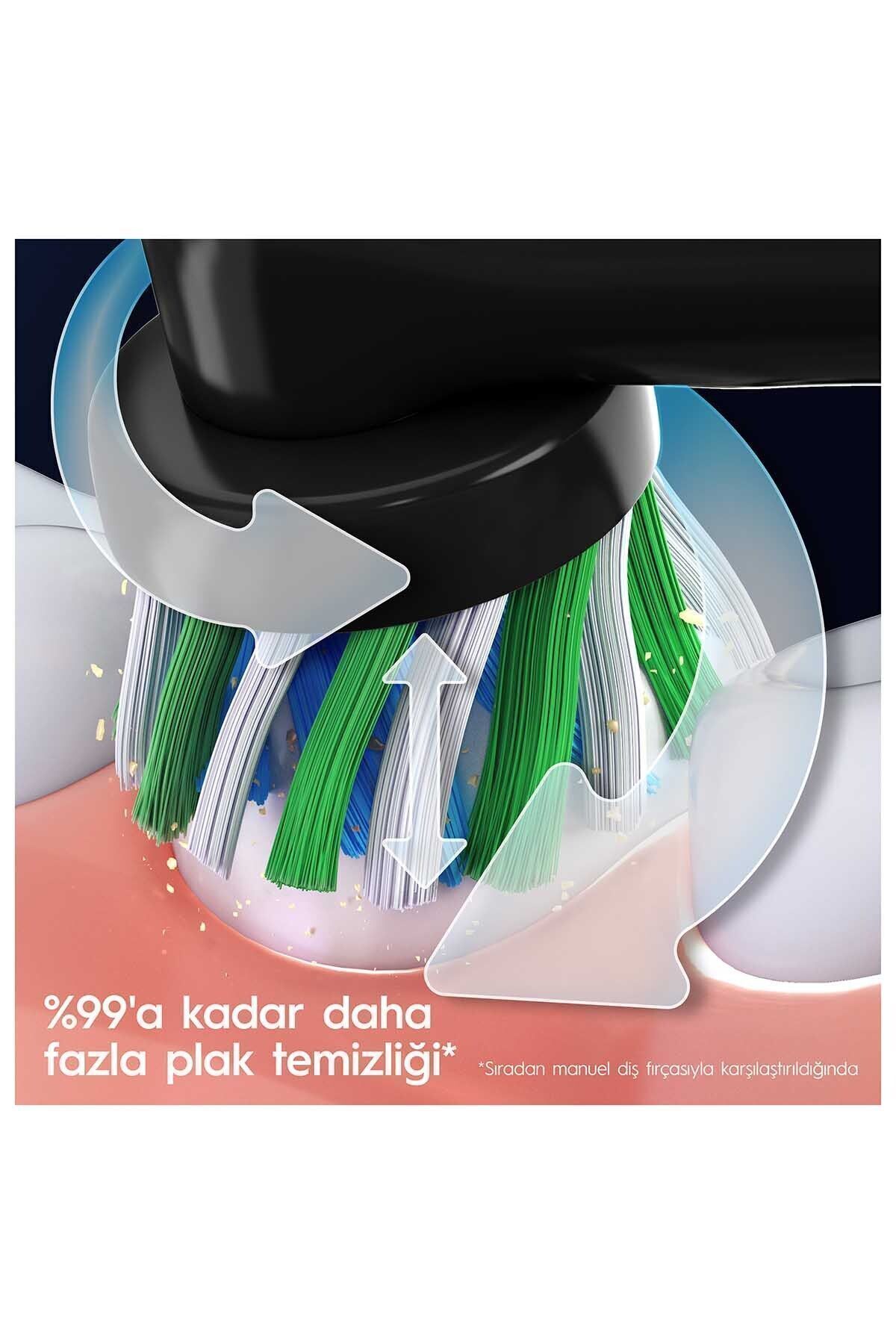 Oral-B Pro 3 - 3900 - Siyah Beyaz 2li Şarj Edilebi-