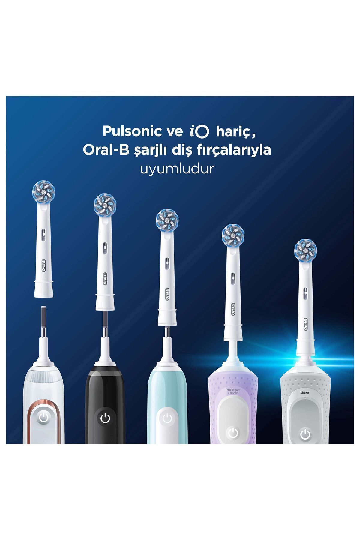 Oral-B Pro Sensitive Clean 6lı Diş Fırçası Yedek B-