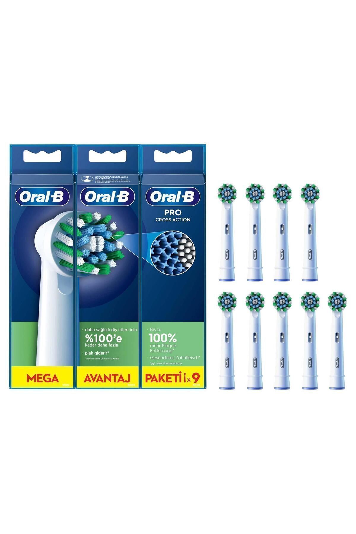 Oral-B Pro Cross Action 9lu Diş Fırçası Yedek Başl-
