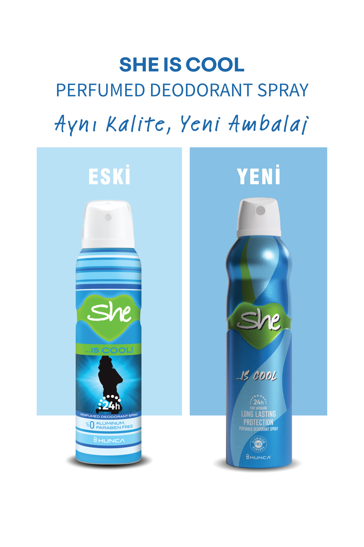 She Women Deodorant Cool 150 ml Yeni-