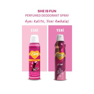 She Women Deodorant Fun 150 ml Yeni-