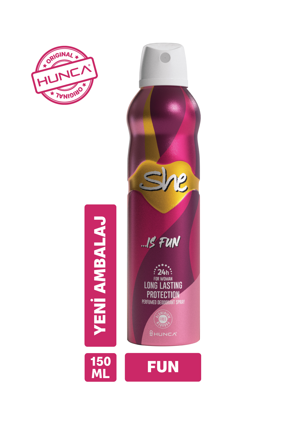She Women Deodorant Fun 150 ml Yeni-