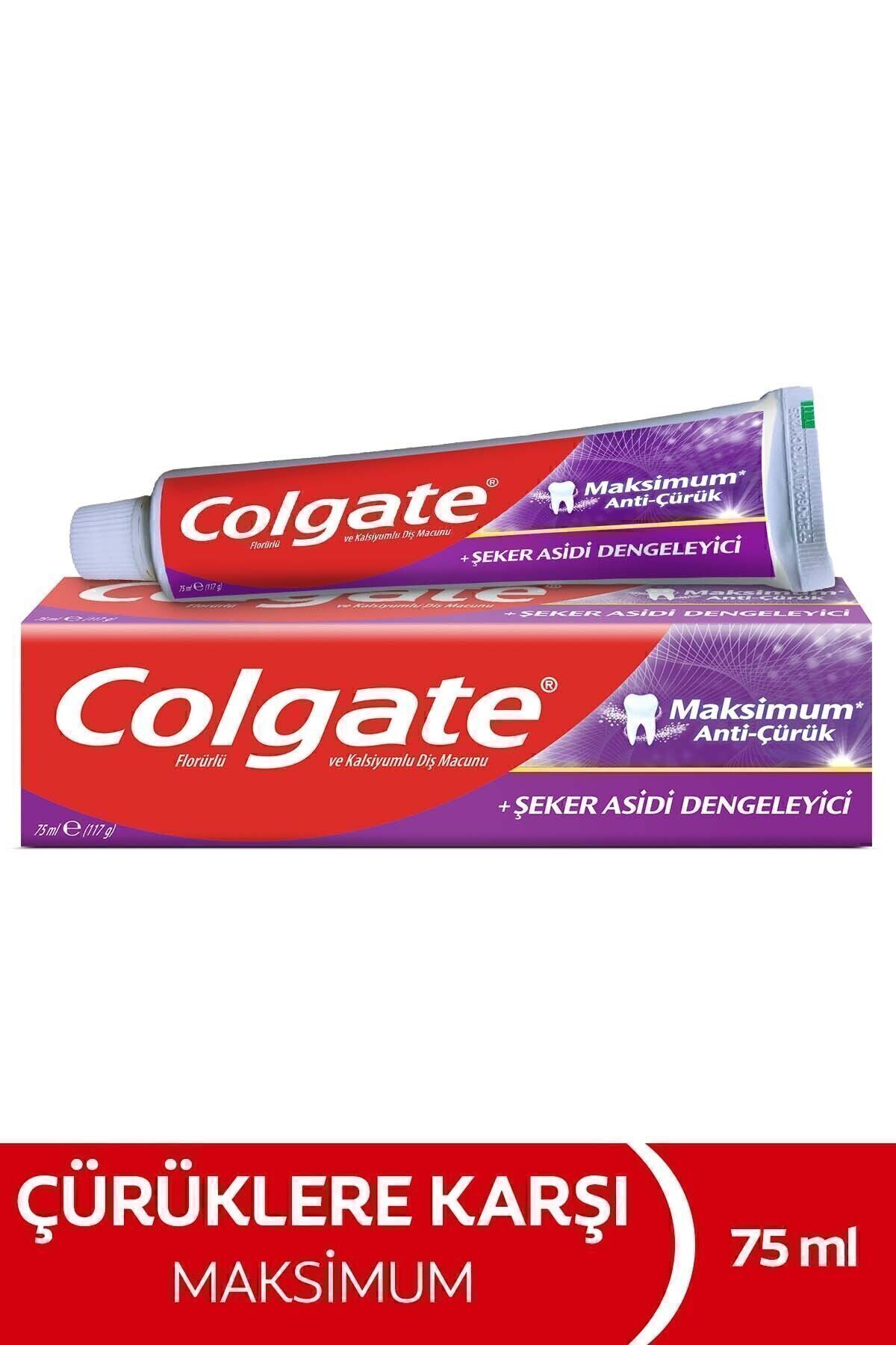 Colgate Maksimum Anti Çürük Şeker Asidi Dengeleyic-