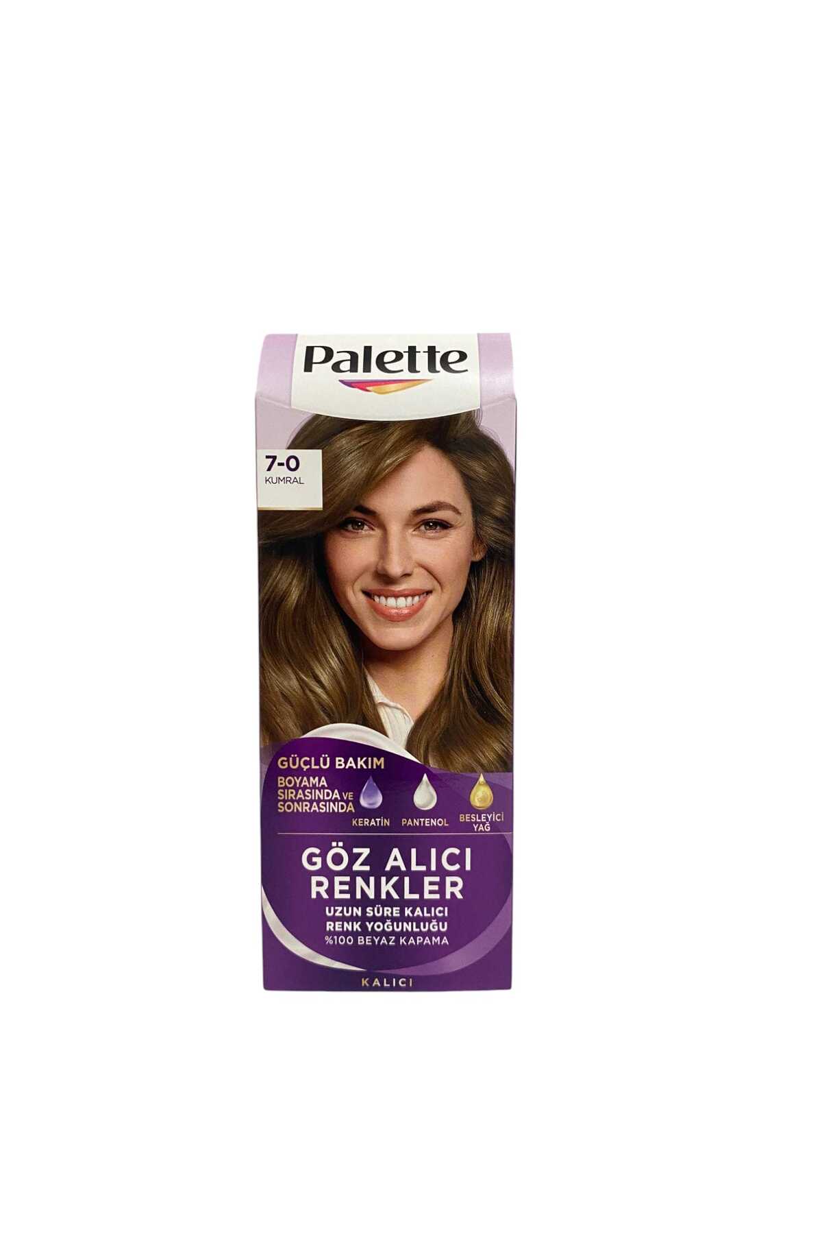 Palette Natural Kumral Göz Alıcı Saç Boyası 7-0-