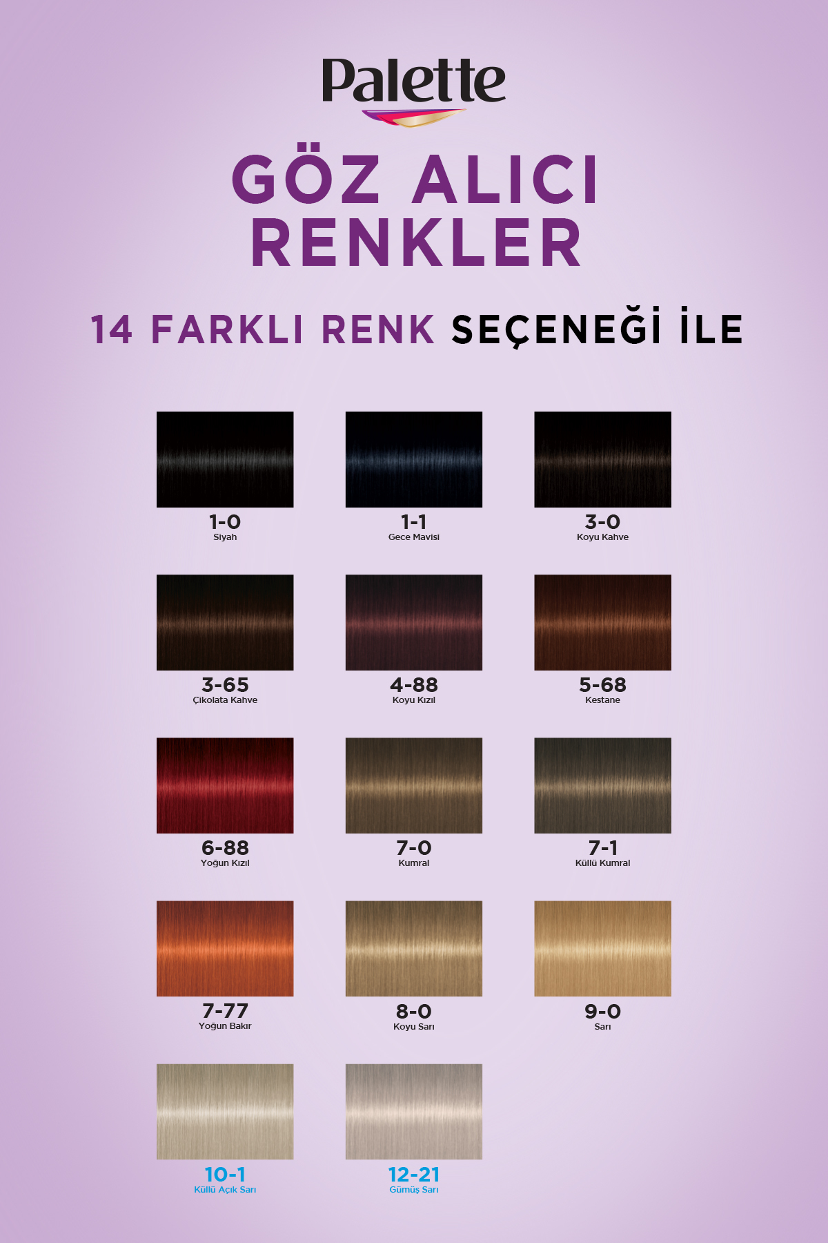 Palette Göz Alıcı Renkler 3 0 Koyu Kahve Saç Boyas-