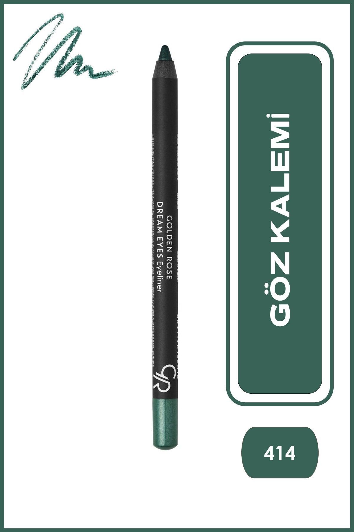 GOLDEN ROSE DREAM EYES EYELİNER NO:414 LAKE GREEN-
