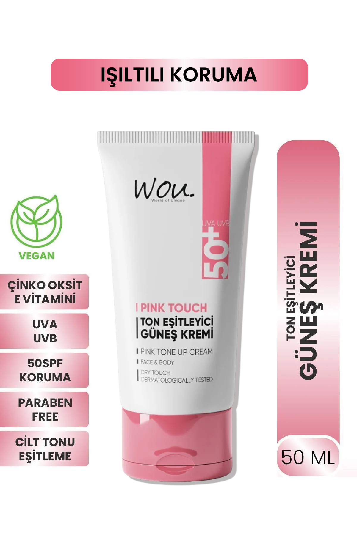 WOU World of Unique Pink Touch Ton Eşitleyici ve A-